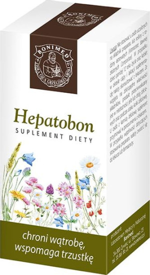 HEPATOBON 60 Kapsułek Chroni wątrobę wspomaga trzustkę