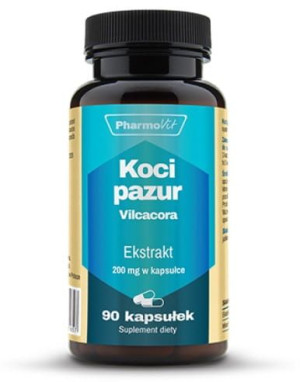 Koci Pazur Vilcacora 90 kapsułek Stawy, Kości, Odporność, Wirusy
