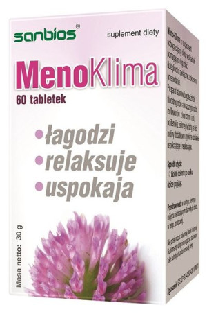 MENOKLIMA 60 Tabletek na Menopauzę i Klimakterium