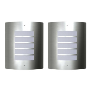 Lampy ścienne, zewnętrzne, wodoodporne, 2 w komplecie
