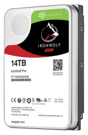 Dysk HDD Seagate IronWolf Pro ST14000NE0008 (14 TB  3.5"  SATA III  256 MB
