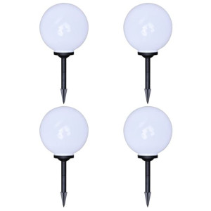 Lampy do oświetlenia ścieżki, 4 szt, LED, 30 cm, ze szpikulcami
