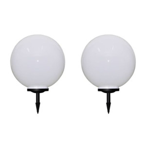 Lampy do oświetlenia ścieżki, 2 szt, LED, 50 cm, ze szpikulcami