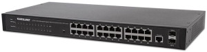 Intellinet Giga Switch 24x Rj45 + 2x Sfp Web-smart Vlan Qos Rack 560917