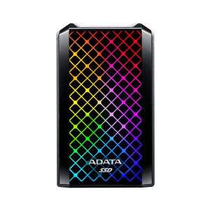 Dysk zewnętrzny ADATA SSD SE900G 512GB RGB Czarny USB3.2-A/C (ASE900G-512GU