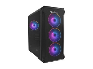 Obudowa NATEC Genesis Irid 503 ARGB NPC-1559 (Micro ATX, Mini ITX  kolor cz