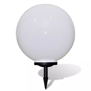 Zewnętrzna lampa solarna LED, kula, 50 cm, 1 szt., z bolcem