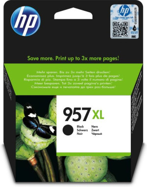 Tusz HP czarny HP 957XL, HP957XL L0R40AE, 3000 str.,63,5 ml.