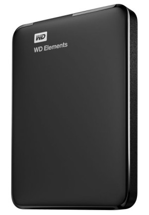 Dysk zewnętrzny HDD WD Elements Portable WDBUZG0010BBK-WESN (1 TB  2.5"  US