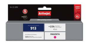Tusz Activejet AH-913MR (zamiennik HP 913 F6T78AE  Premium  45 ml  czerwony