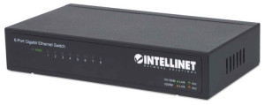 Intellinet Switch Gigabit 8x 10/100/1000 Mbps Rj45 Desktop Metalowy 530347