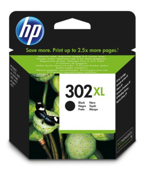 Tusz HP czarny HP 302XL, HP302XL F6U68AE, 480 str.,8,5 ml