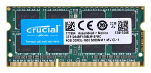 Pamięć Crucial CT51264BF160B (DDR3 SO-DIMM  1 x 4 GB  1600 MHz  CL11)