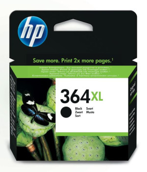 Tusz HP czarny HP 364XL, HP364XL CN684EE, 550 str.,18 ml