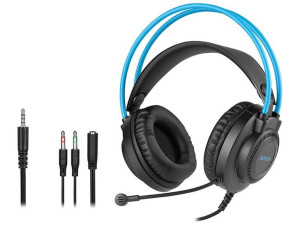 A4tech Słuchawki Fstyler Fh200i Jack 3,5mm Blue A4tslu46820