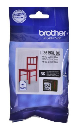 Tusz Brother czarny LC3619XLBK LC-3619XLBK, 3000 str.