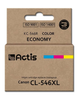 Tusz ACTIS KC-546R (zamiennik Canon CL-546XL  Standard  15 ml  kolor)