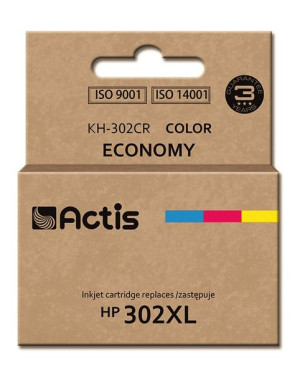 Tusz ACTIS KH-302CR (zamiennik HP 302XL F6U67AE  Premium  21 ml  kolor)