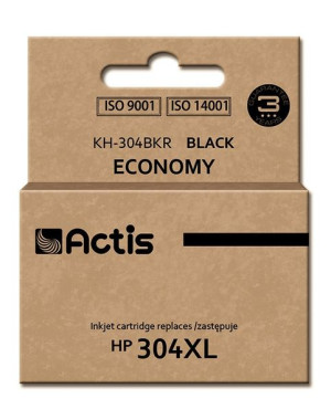 Tusz ACTIS KH-304BKR (zamiennik HP 304XL N9K08AE  Premium  15 ml  czarny)
