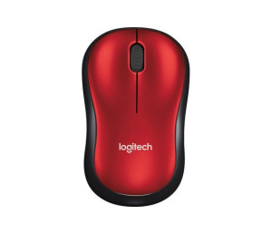 Mysz Logitech M185 910-002240 (optyczna  1000 DPI  kolor czerwony)