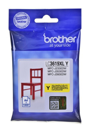 Tusz Brother żółty LC3619XLY LC-3619XLY, 1500 str.