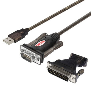 Unitek Adapter Konw. Usb 1xrs-232 Db9f/db25m
