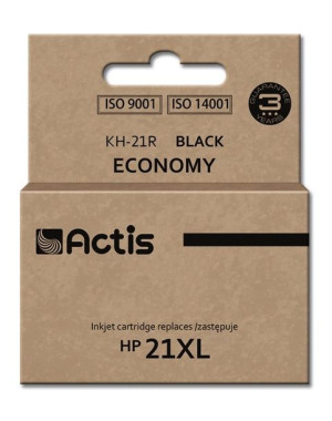 Tusz ACTIS KH-21R (zamiennik HP 21XL C9351A  Standard  20 ml  czarny)