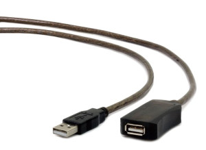 Kabel GEMBIRD UAE-01-10M (USB M - USB F  10m  kolor czarny)