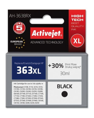 Tusz Activejet AH-363BRX (zamiennik HP 363XL C8719EE  Premium  30 ml  czarn
