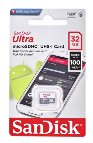 Sandisk Ultra Microsdhc 32 Gb 100mb/s