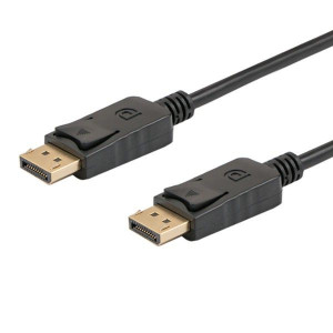 Kabel SAVIO CL-137 (DisplayPort M - DisplayPort M  3m  kolor czarny)