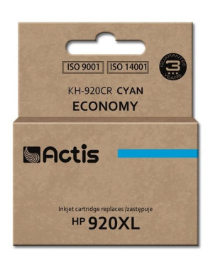 Tusz ACTIS KH-920CR (zamiennik HP 920 XL CD972AE  Standard  12 ml  niebiesk