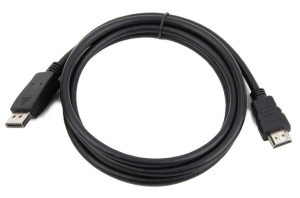 Kabel GEMBIRD CC-DP-HDMI-3M ( DisplayPort M - HDMI M -  3m  kolor czarny)