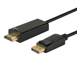 Kabel SAVIO CL-56 (DisplayPort M - HDMI Typ A  1,5m  kolor czarny)