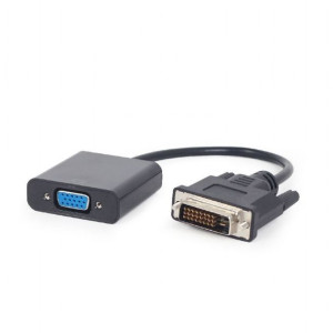 Adapter GEMBIRD A-DVID-VGAF-01 (DVI-D M - D-Sub (VGA) F  0,20m  kolor czarn