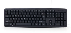 Klawiatura GEMBIRD KB-U-103 (USB 2.0  (US)  kolor czarny)