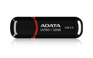 Pendrive ADATA UV150 AUV150-32G-RBK (32GB  USB 3.0  kolor czarny)
