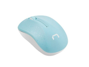 Natec Mysz Bezprzewodowa Toucan Blue-white 1600dpi Nmy-1651