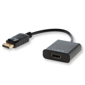 Adapter SAVIO cl-55 (HDMI F - DisplayPort M  0,10m  kolor czarny)