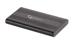 Obudowa GEMBIRD EE2-U2S-5 (2.5"  USB 2.0  Aluminium  kolor czarny)