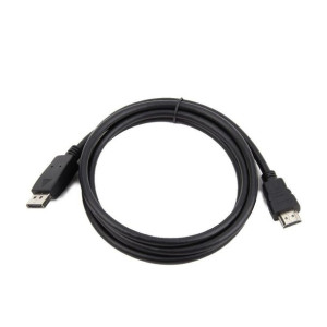 Kabel GEMBIRD CC-DP-HDMI-1M (DisplayPort - MHDMI M - 1m  kolor czarny)