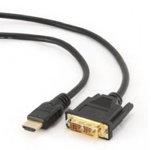 Kabel GEMBIRD CC-HDMI-DVI-10 (HDMI M - DVI-D M  3m  kolor czarny)
