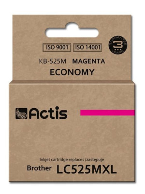 Tusz ACTIS KB-525M (zamiennik Brother LC525M  Standard  15 ml  czerwony)