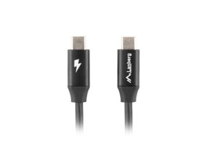 Lanberg Kabel Usb-c 2.0 M/m 1.8m Premium Qc 4.0 Power Delivery 60w Czarny C