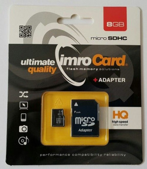 Zestaw kart IMRO 4/8G ADP (8GB  Class 4  + adapter)