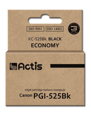 Tusz ACTIS KC-525Bk (zamiennik Canon PGI-525GBK  Standard  20 ml  czarny)