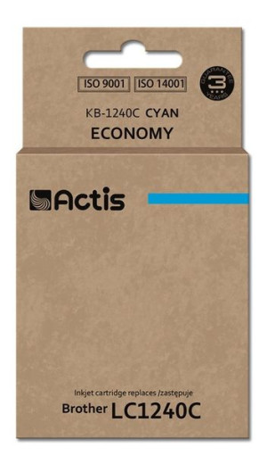 Tusz ACTIS KB-1240C (zamiennik Brother LC1240C/LC1220C  Standard  19 ml  ni