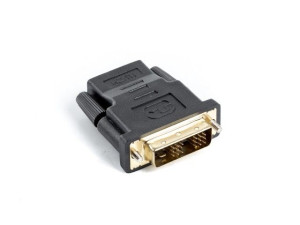 Adapter Lanberg AD-0013-BK (HDMI F - DVI-D M  kolor czarny)
