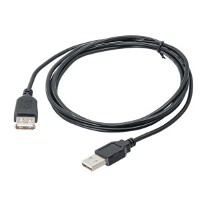 Przedłużacz Akyga AK-USB-07 (USB M - USB 2.0 F  1,8m  kolor czarny)