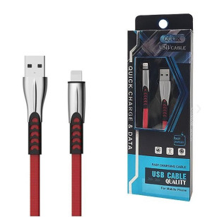 Somostel Kabel Usb Iphone 2.4a Czerwony 2400mah Quick Charger Qc 3.0 1m Pow